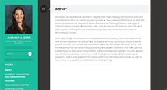 Desktop Screenshot of amandaccote.com